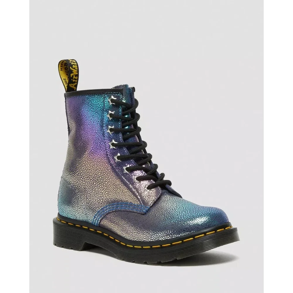 Dr. Martens Women's 1460 Rainbow Ray Boots Purple US Size 6